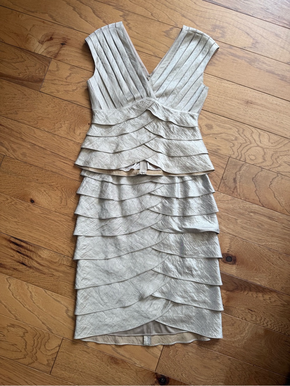Vintage Victor Costa Two Piece Champagne Ensemble